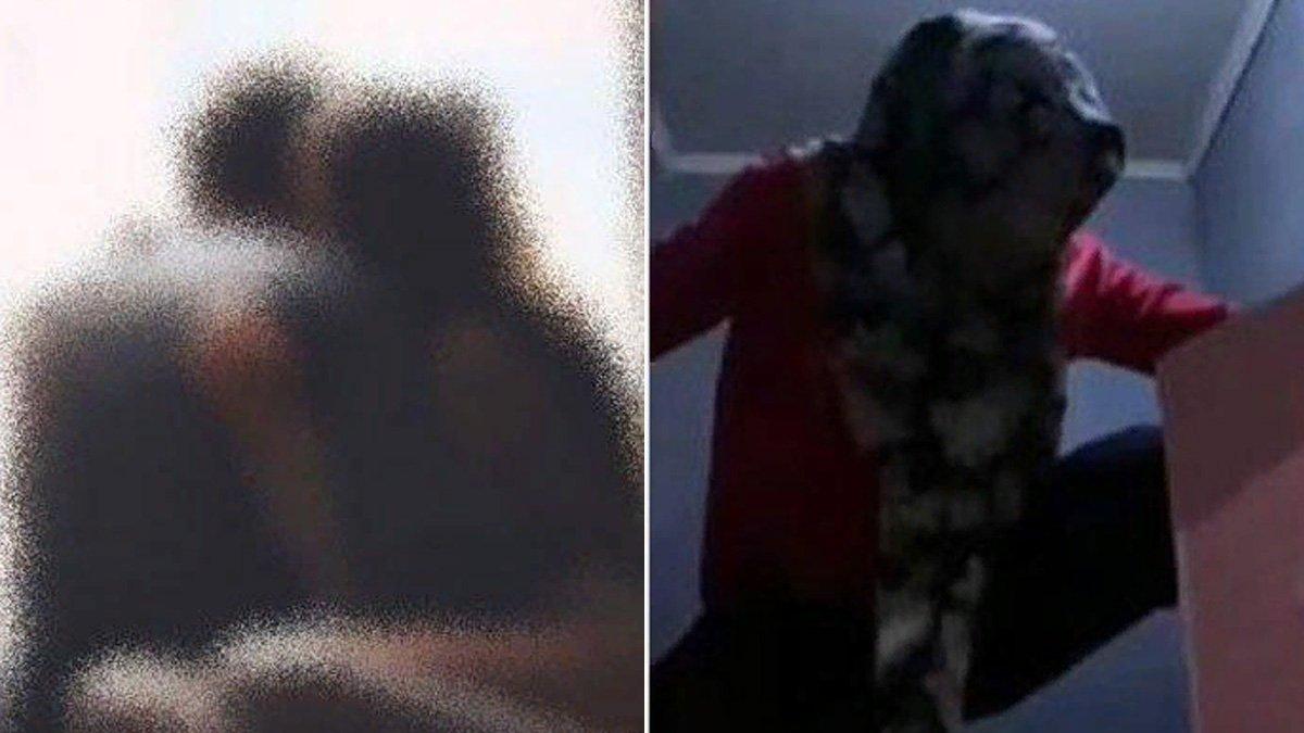 IR kepergok memanjat atap plafon kamar mandi saat digerebek oleh warga di rumah milik seorang pria yang diduga selingkuhannya. Kabupaten Jeneponto, Sulawesi Selatan. Minggu, (11/2/2024).