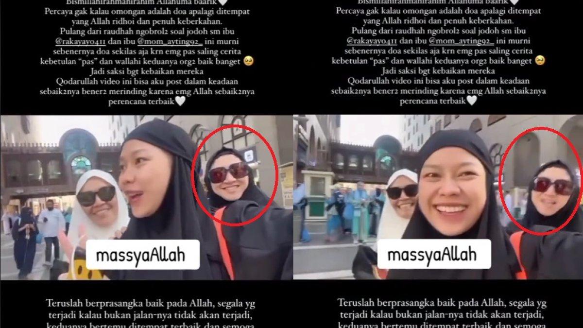 Ibu Ayu Ting Ting dan Ibu Lettu Fardhana saling berjanji menjodohkan anak-anak mereka