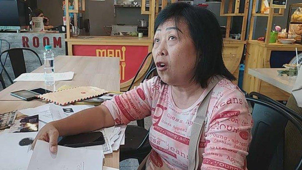 Ida Susanti saat ditemui SURYA.CO.ID di kawasan Gubeng Surabaya, Sabtu (30/9/2023).