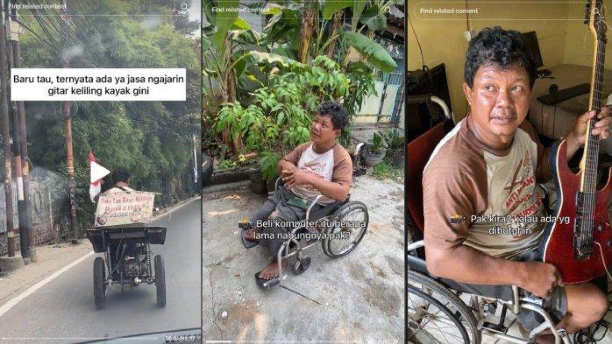 Ifan, pria disabilitas tawarkan jasa les gitar keliling