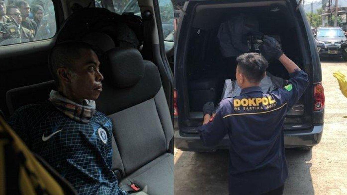 Ijal (kiri), tukang kebun bunuh pegawai honorer. (KOMPAS.com/Bagus Fuji Panuntun)