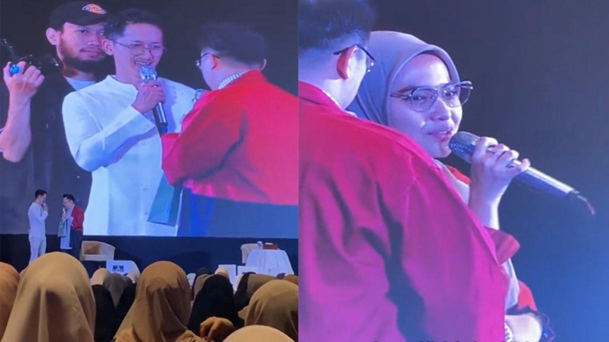 Ikut kajian, wanita ini malah dijodohkan di atas panggung