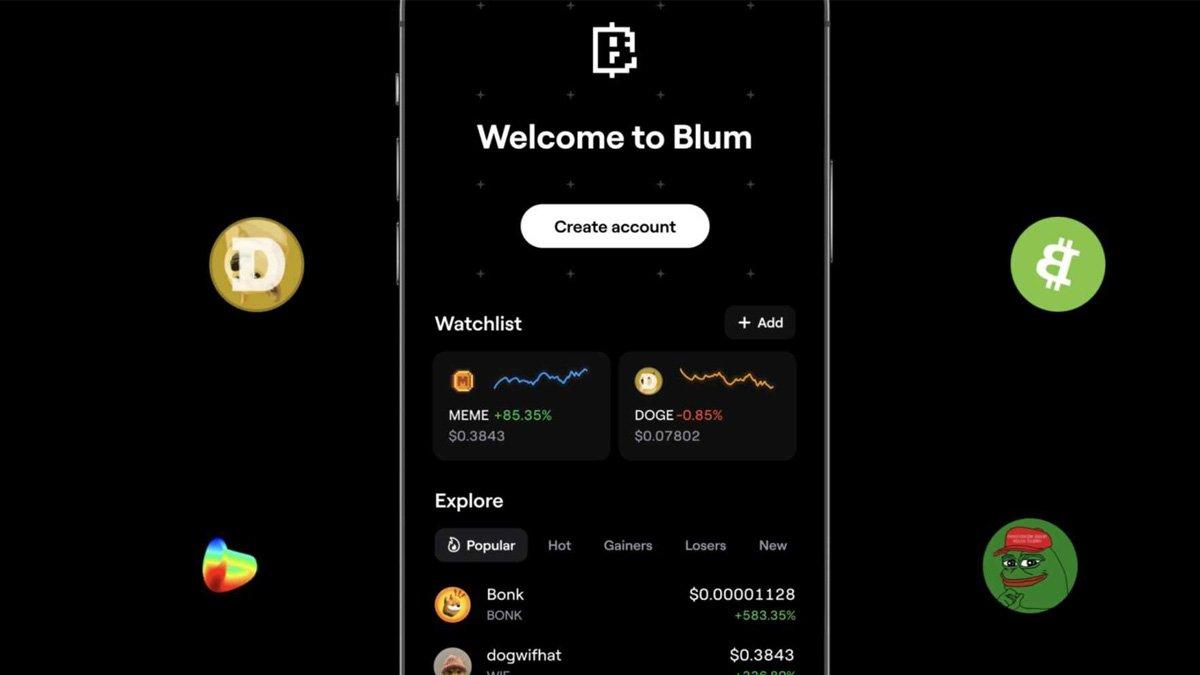 Ilustrasi Blum Airdrop.