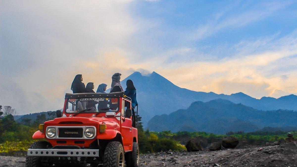 Ilustrasi Lava Tour Merapi.