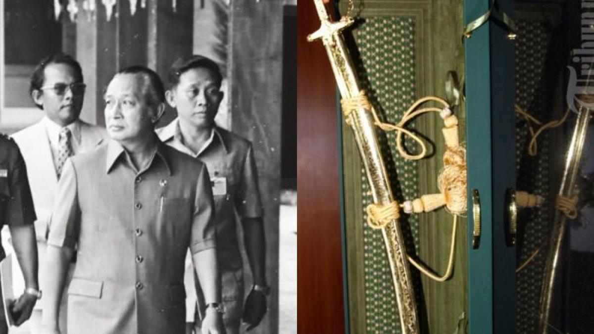 Ilustrasi Raja Arab Saudi beri hadiah pedang emas ke Soeharto.