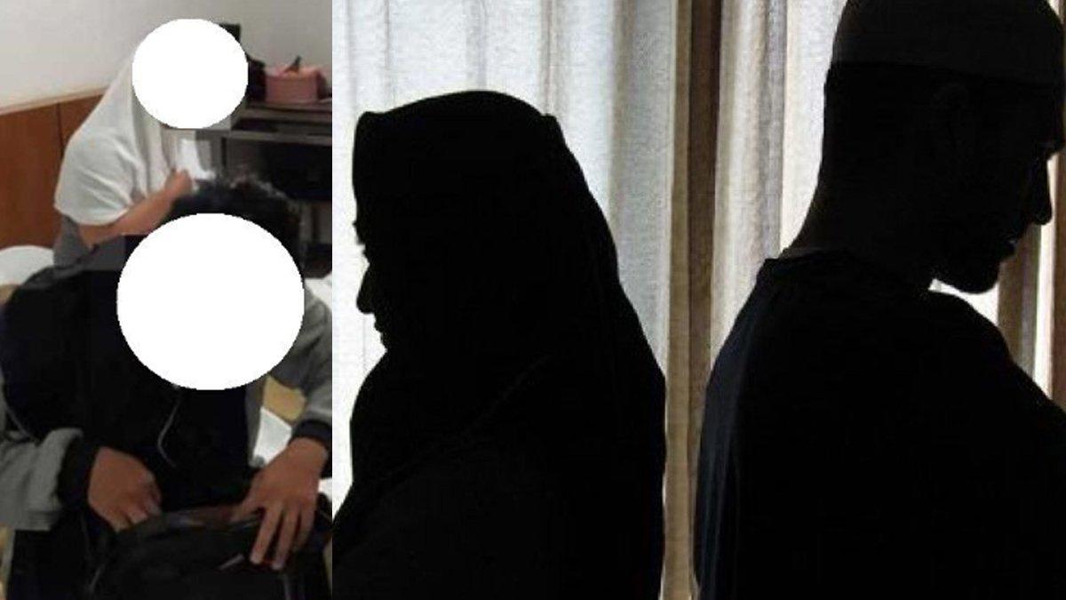 Ilustrasi pasangan suami istri marahan