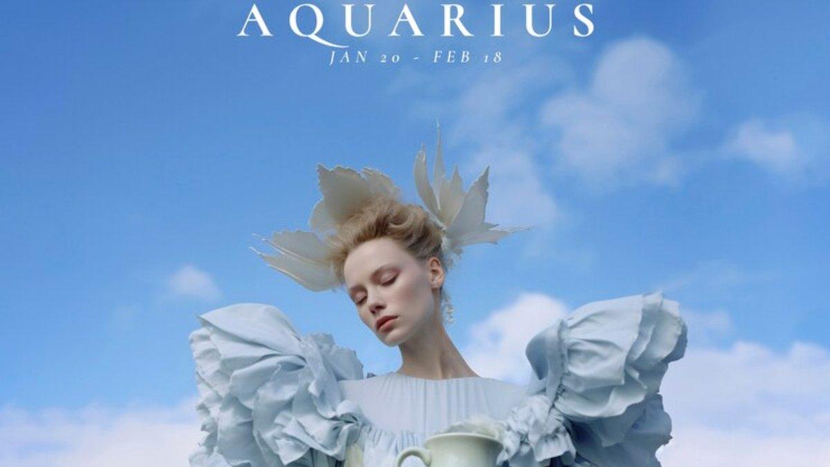 Ilustrasi Wanita Zodiak Aquarius
