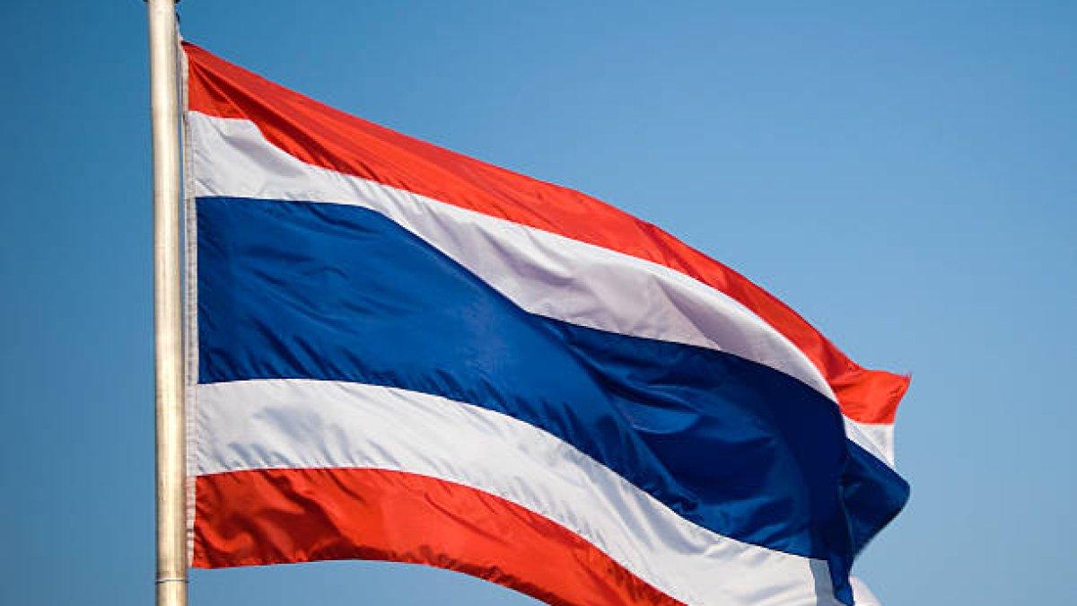 Ilustrasi bendera negara Thailand