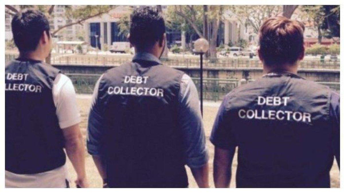 Ilustrasi debt collector.