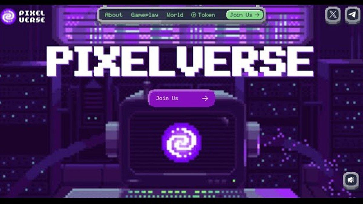 Ilustrasi game Telegram Pixelverse.