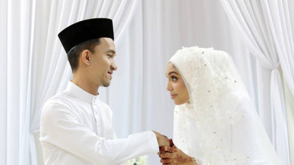 Ilustrasi pasangan menikah