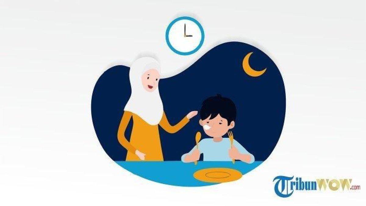 Ilustrasi sahur di bulan Ramadhan