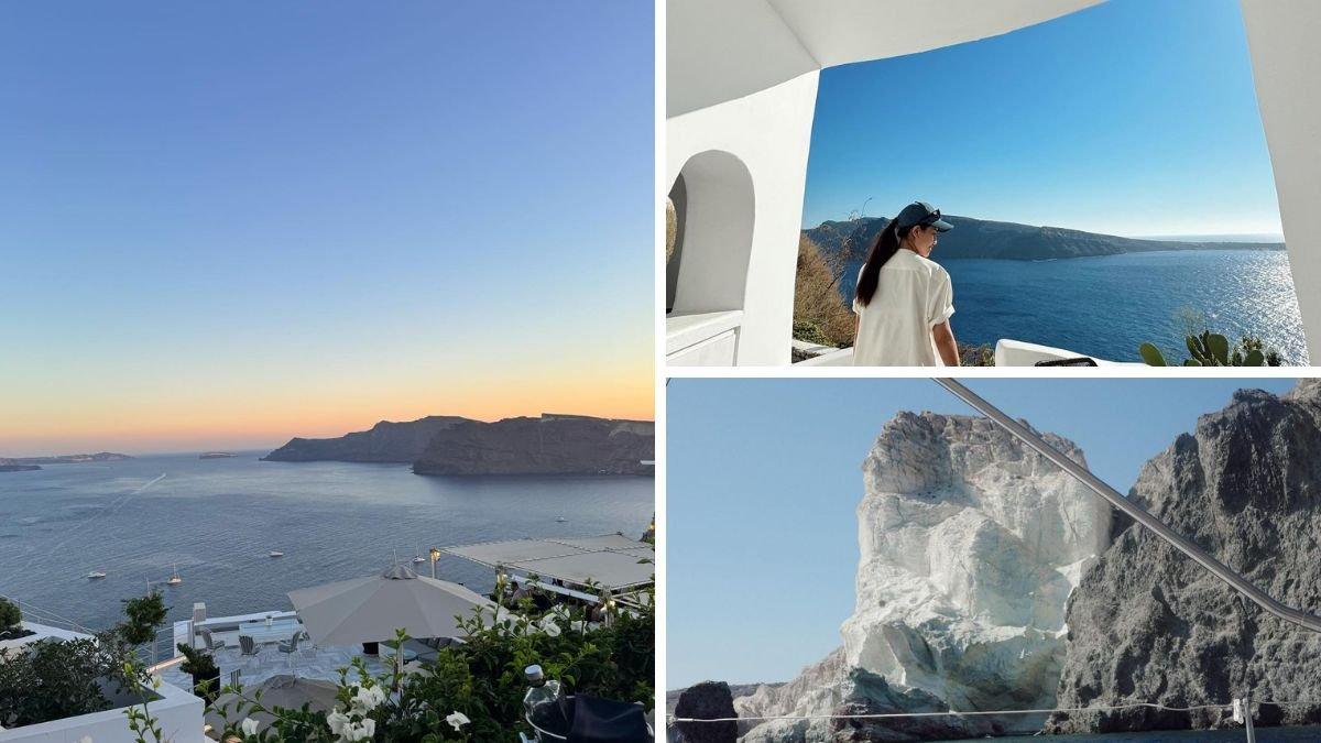 Keindahan Laut Santorini