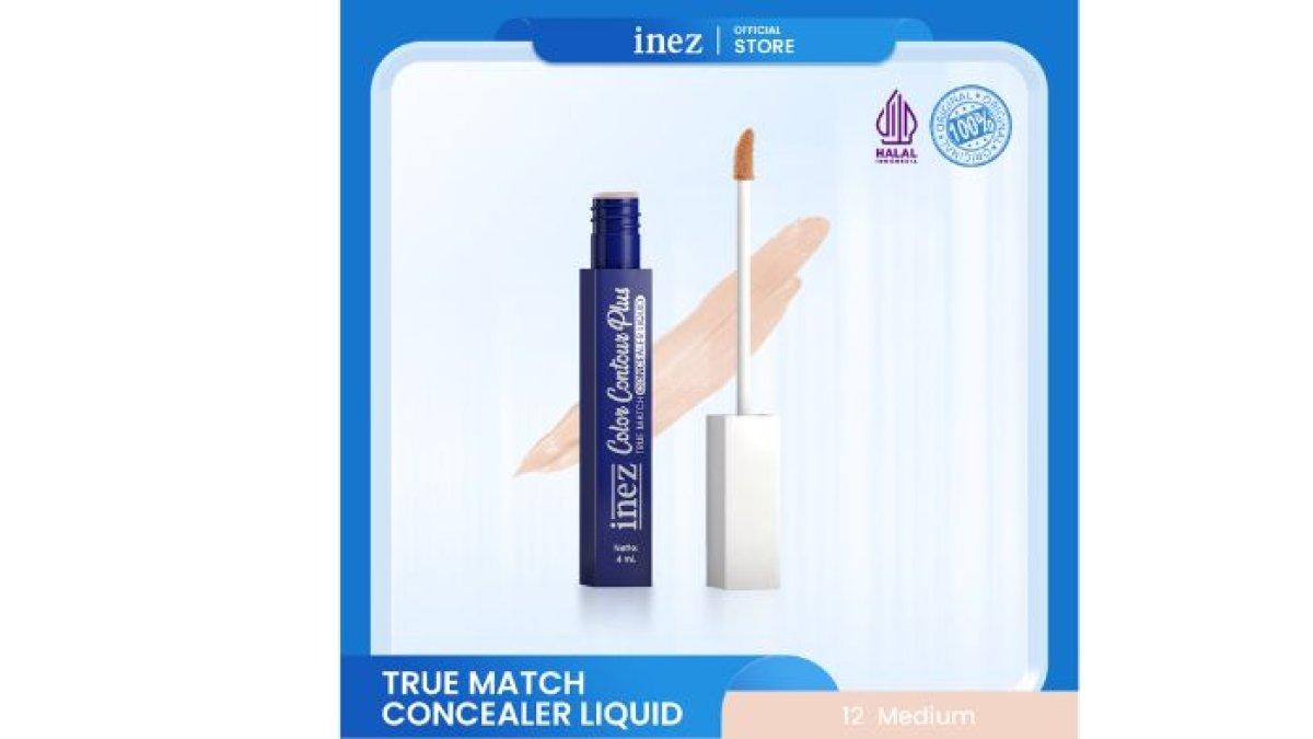 REKOMENDASI CONCEALER MURAH - Foto produk Inez CCP True Match Liquid Concealer diolah dari website inez.co.id, Rabu (12/2/2025). Concealer dari brand lokal ini mampu tutupi noda di wajah meski harganya ekonomis.