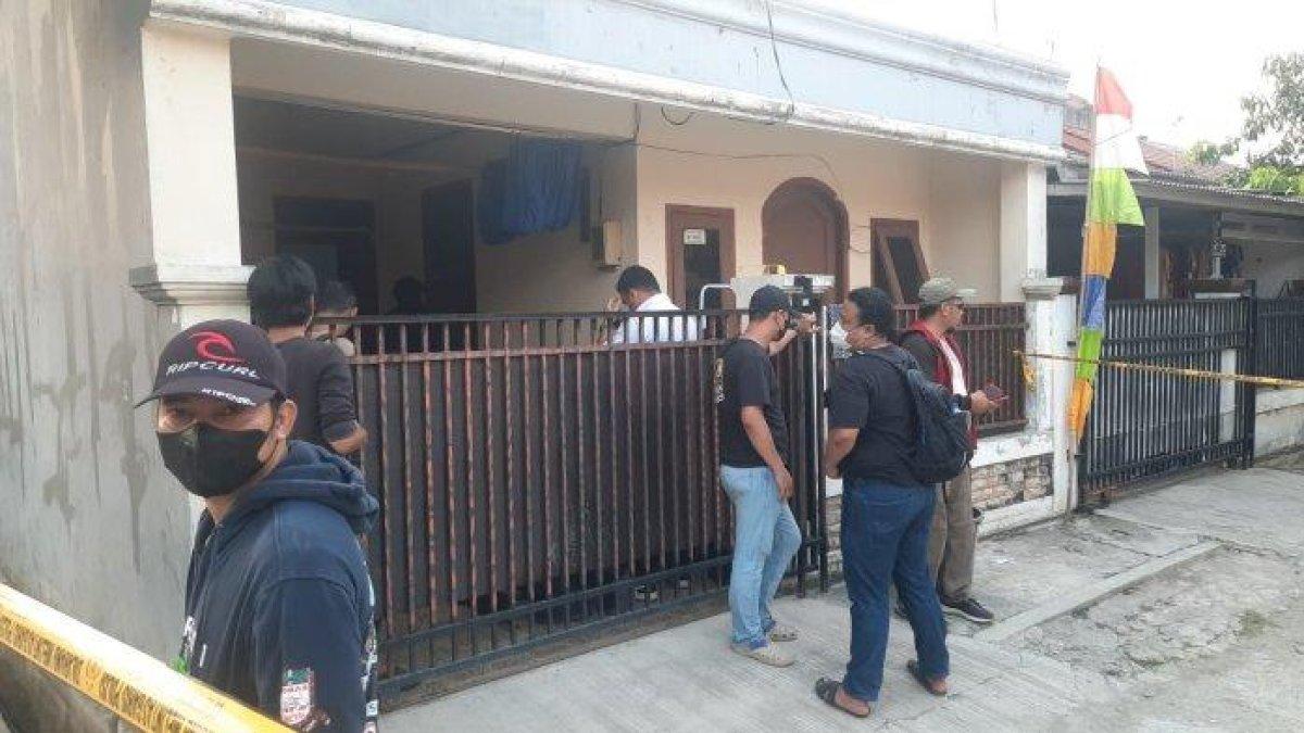 Inilah rumah terduga teroris di Bekasi, Dananjaya Erbening (28).