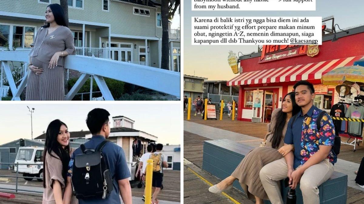 Inilah sederat foto Erina Gudono saat berada di California, jalan-jalan ke Santa Monica Pier, hingga beli stroller seharga motor?