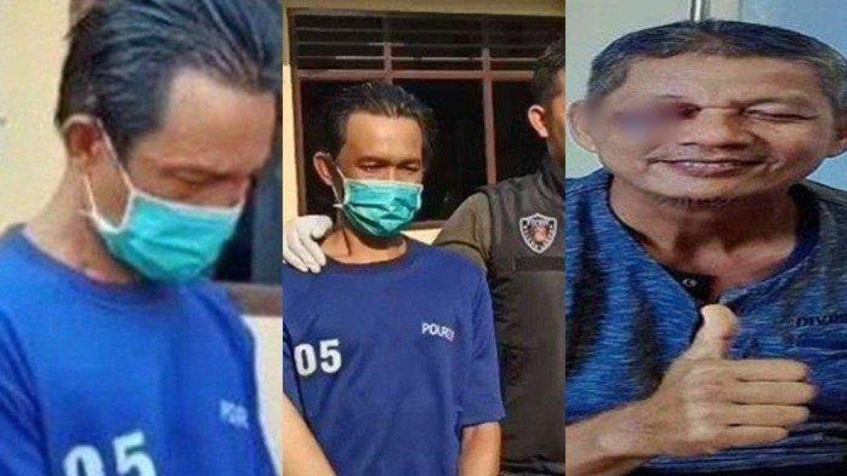 Inilah tampang EJ, orang tua murid aniaya guru SMA Rejang Lebong pakai ketapel menyerahkan diri ke polisi. terancam pidana penjara maksimal 16 tahun
