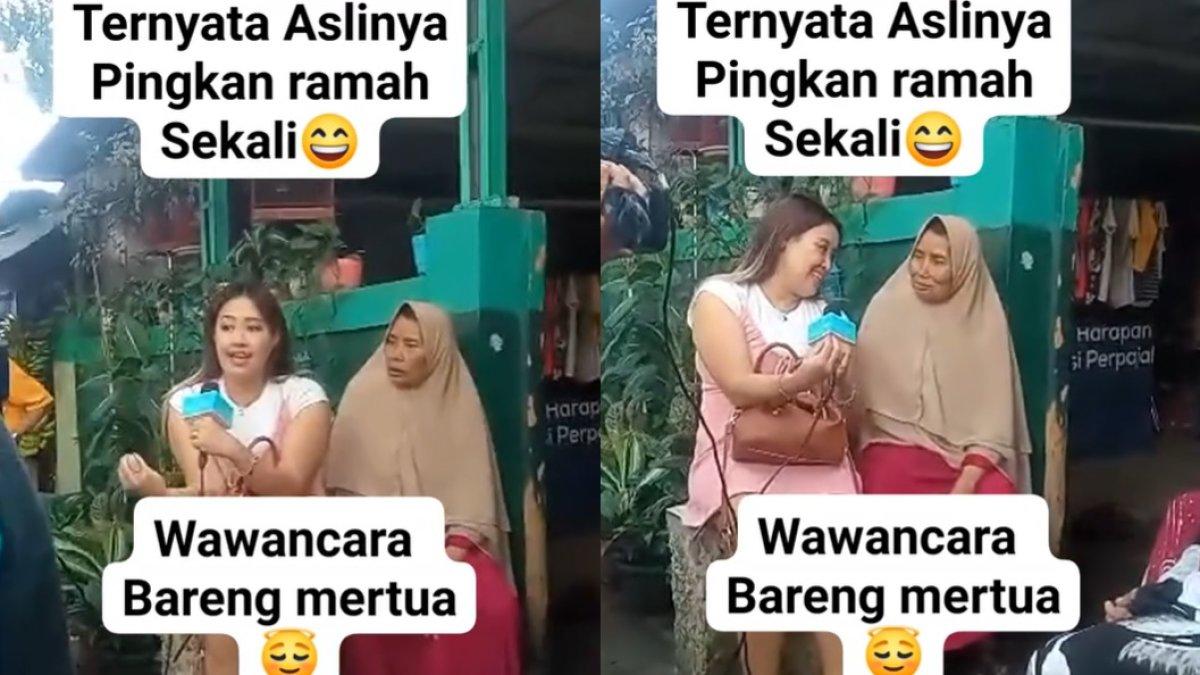 Interaksi manis Pinkan Mambo dan ibu mertuanya