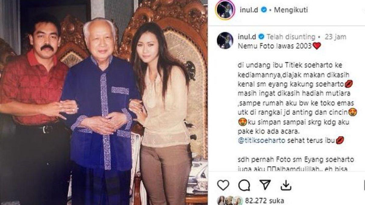 Inul Daratistsa diundang ke rumah Soeharto.