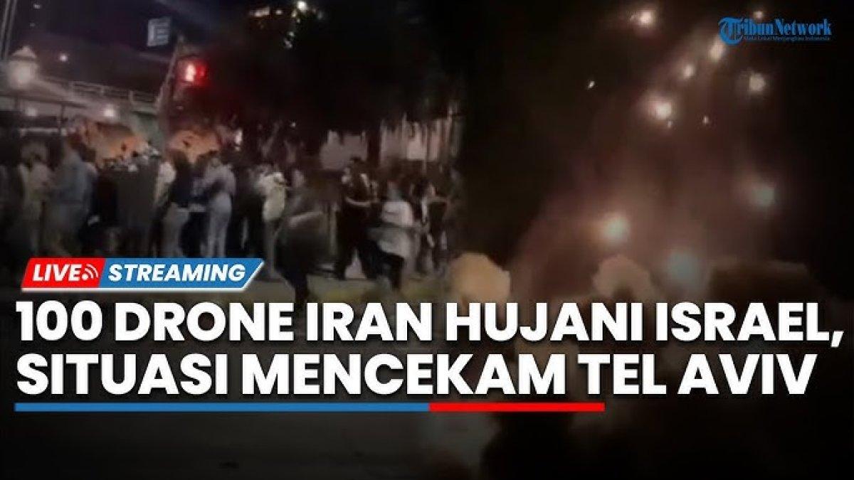 Iran mulai meluncurkan roket ke Israel sebagai balasan serangan Israel terhadap konsulat mereka di Damaskus, Suriah, pada 1 April 2024.
