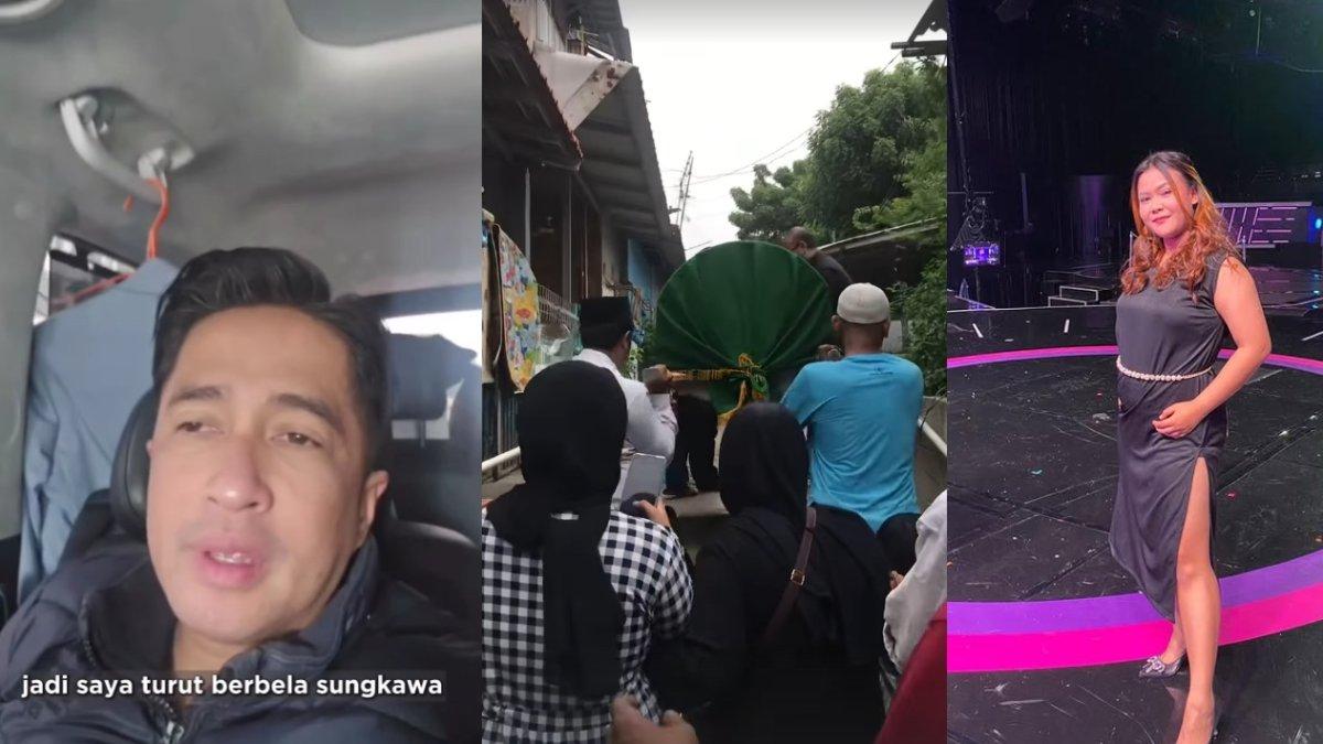 KABAR DUKA - Capture unggahan Irfan Hakim dan Caca Misa diambil dari Instagram pada Kamis (27/3/2025). Irfan Hakim berduka ibu Caca Misa meninggal