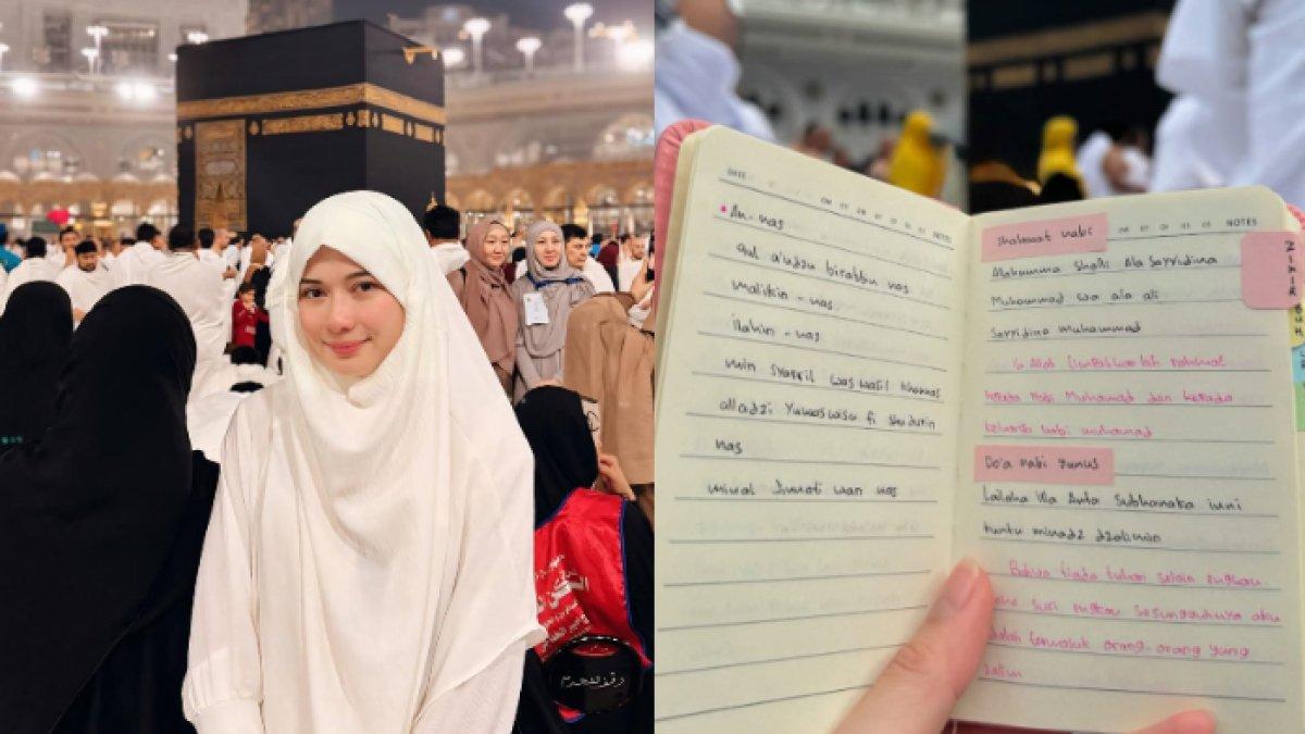 IRIS WULLUR UMRAH - Potret Iris Wullur ketika umrah yang diambil dari Instagramnya pada Minggu (9/2/2025). Iris Wullur umrah pada Januari 2025 lalu atau sebelum isu perselingkuhan suaminya mencuat ke publik.