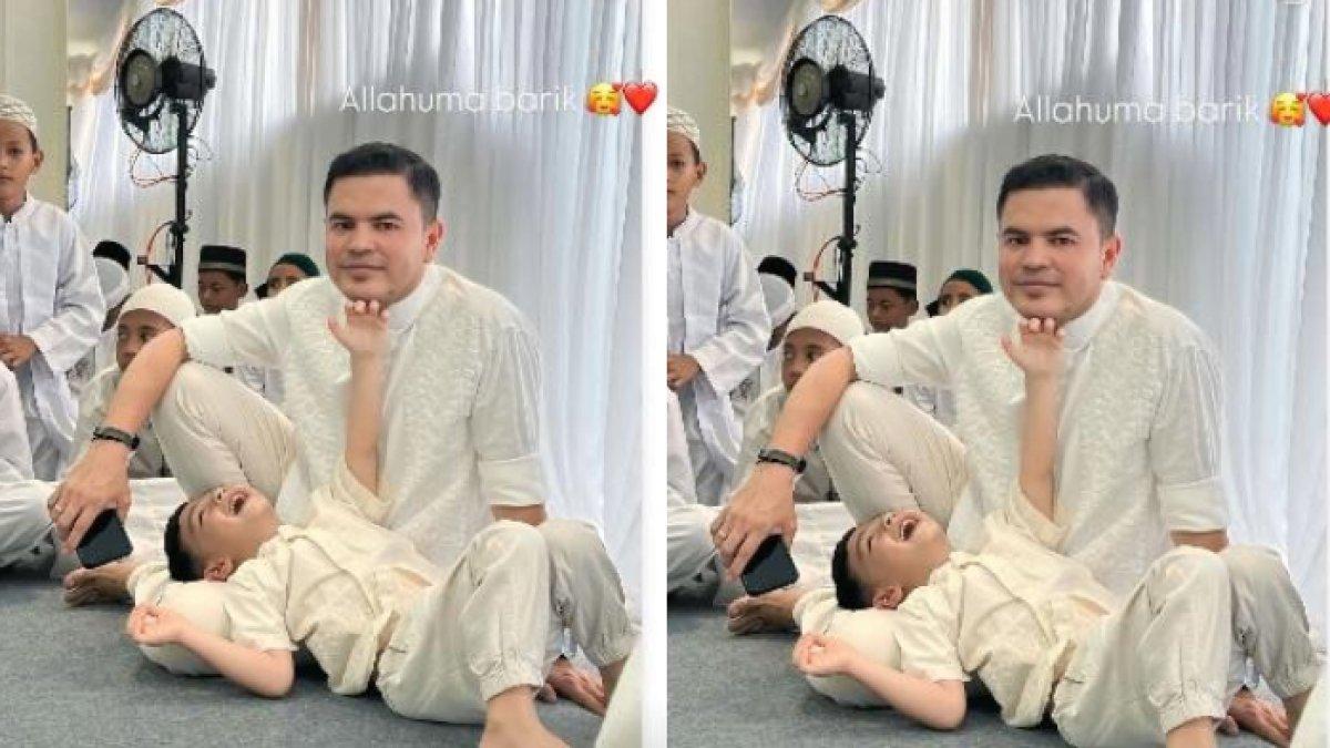 Irish Bella memposting interaksi Haldy Sabri dengan Air Rumi