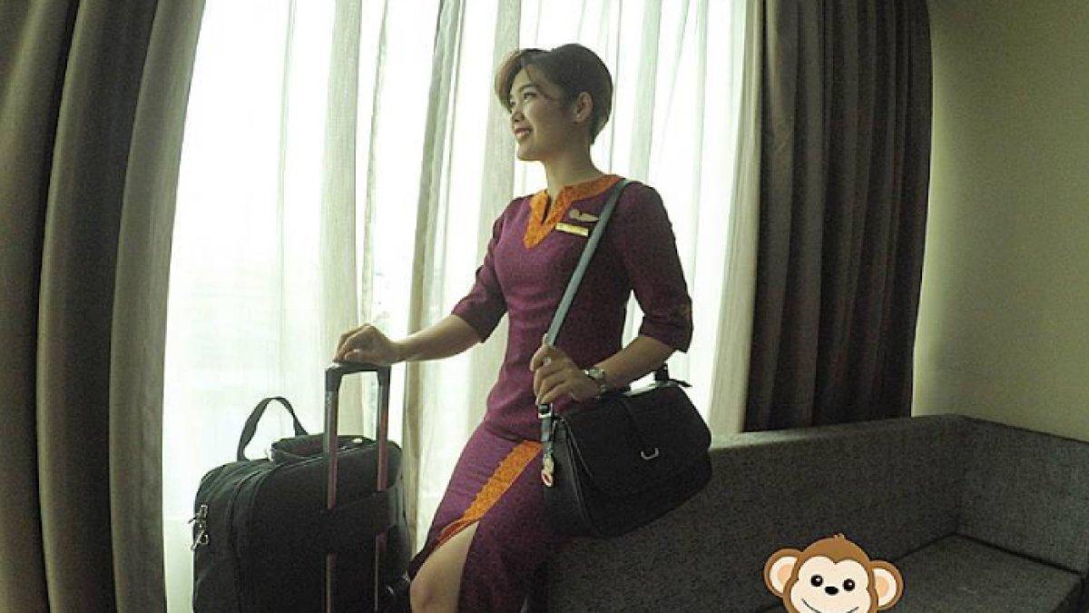 Irma Purba mantan istri Boris Bokir saat masih jadi pramugari.