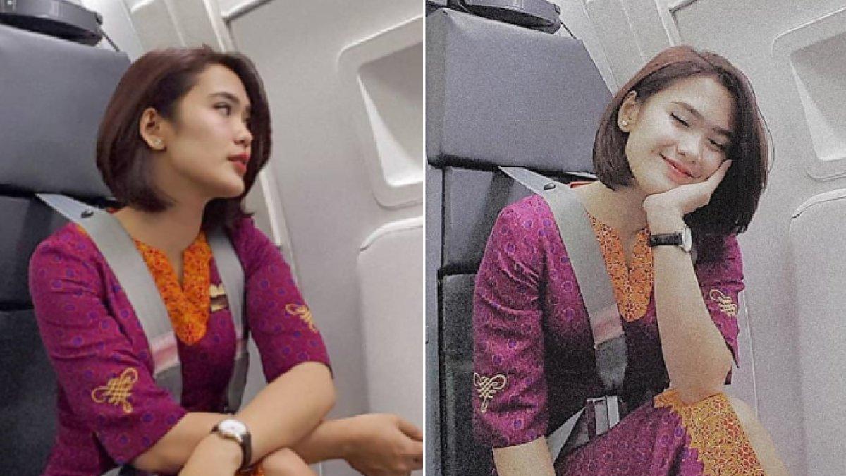 Irma Purba mantan istri Boris Bokir saat masih jadi pramugari.