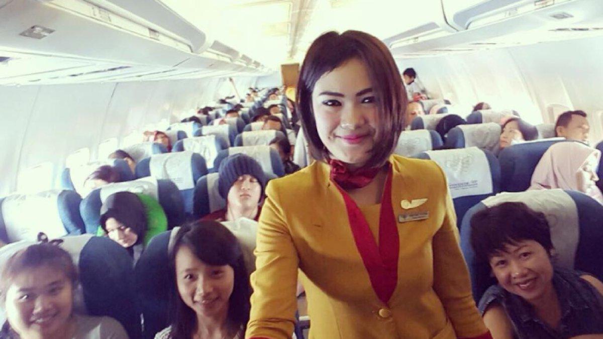 Irma Purba mantan istri Boris Bokir saat masih jadi pramugari.