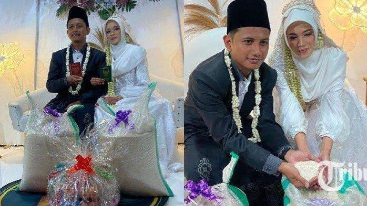 Irwan Sokip bangga beri mahar beras 50 kg saat nikahi istrinya