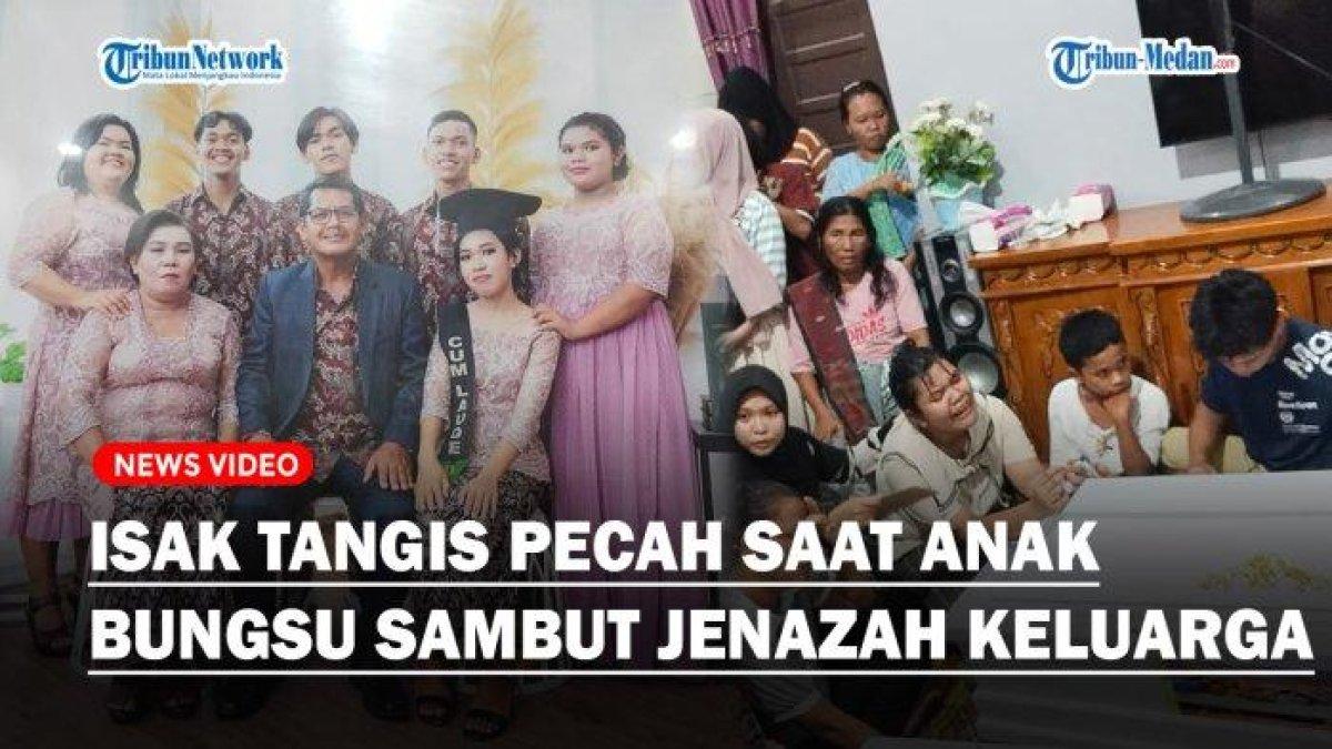 Isak tangis sambut kedatangan 6 jenazah korban kecelakaan