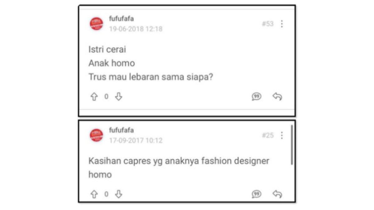 Isi akun Fufufafa yang diduga milik Gibran Rakabuming