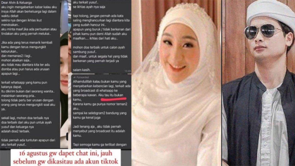 Isi chat Larissa Chou ke Alvin Faiz sebelum menikah