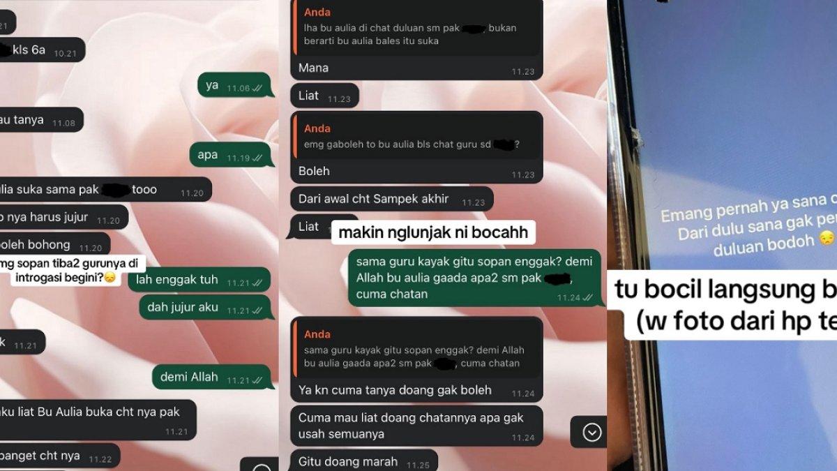 Isi chat murid Aulia yang melabrak dirinya