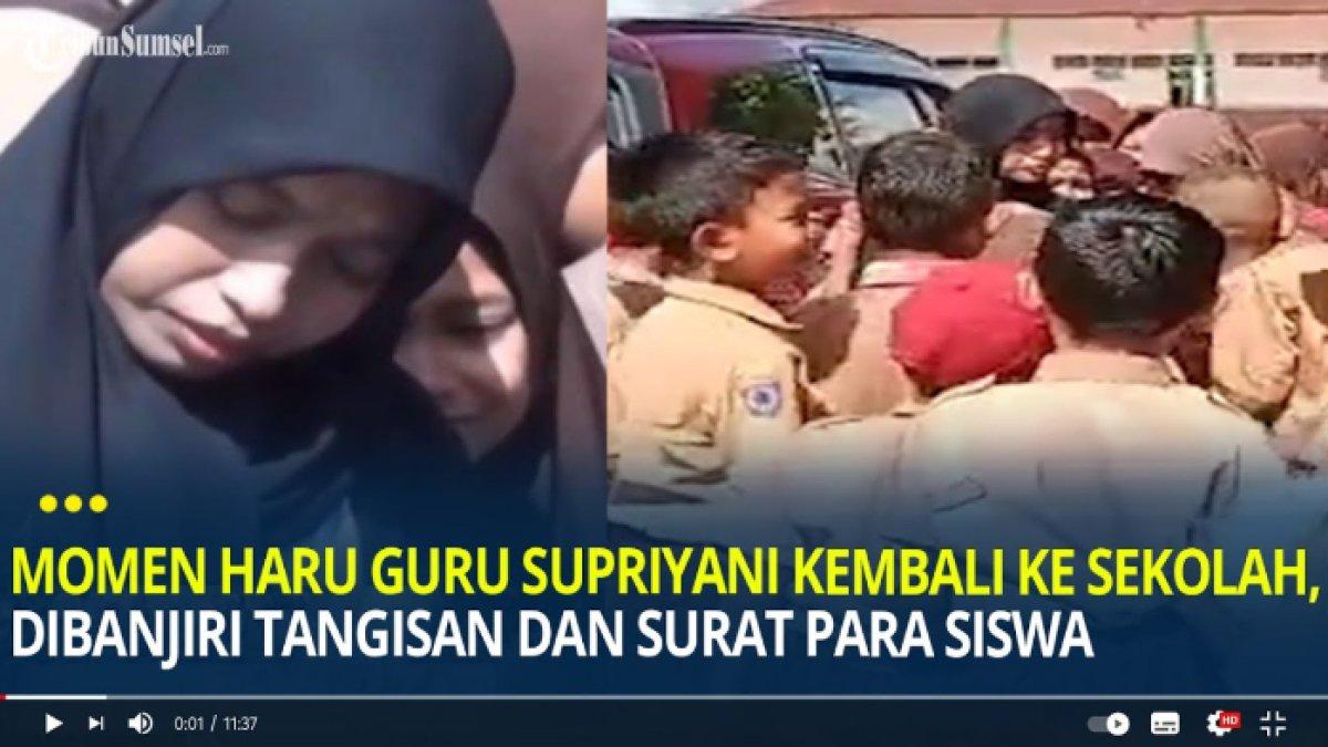 Isi surat dari murid SDN 4 Baito, Konawe Selatan untuk Guru Supriyani, bikin terharu.