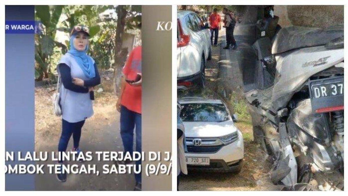 Istri Gubernur NTB tabrak pemotor