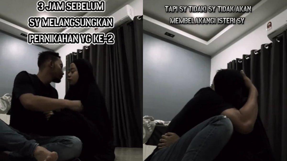 Istri pertama menangis tiga jam sebelum Abang Tesla menikah lagi