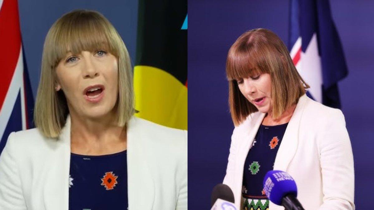 JO HAYLEN MUNDUR DARI MENTERI,- Sosok Jo Haylen, Menteri Transportasi Australia yang mengundurkan diri setelah mengaku memakai jasa sopir dinasnya untuk acara pribadi.