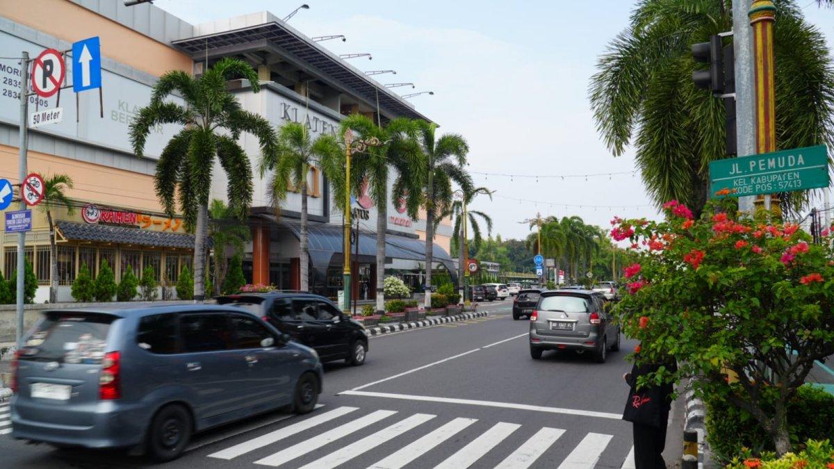 CFD KLATEN - Jalan Pemuda, Kecamatan Klaten Tengah, Klaten yang bakal dijadikan sebagai lokasi CFD yang baru mulai pekan depan, Minggu (8/6/2025).