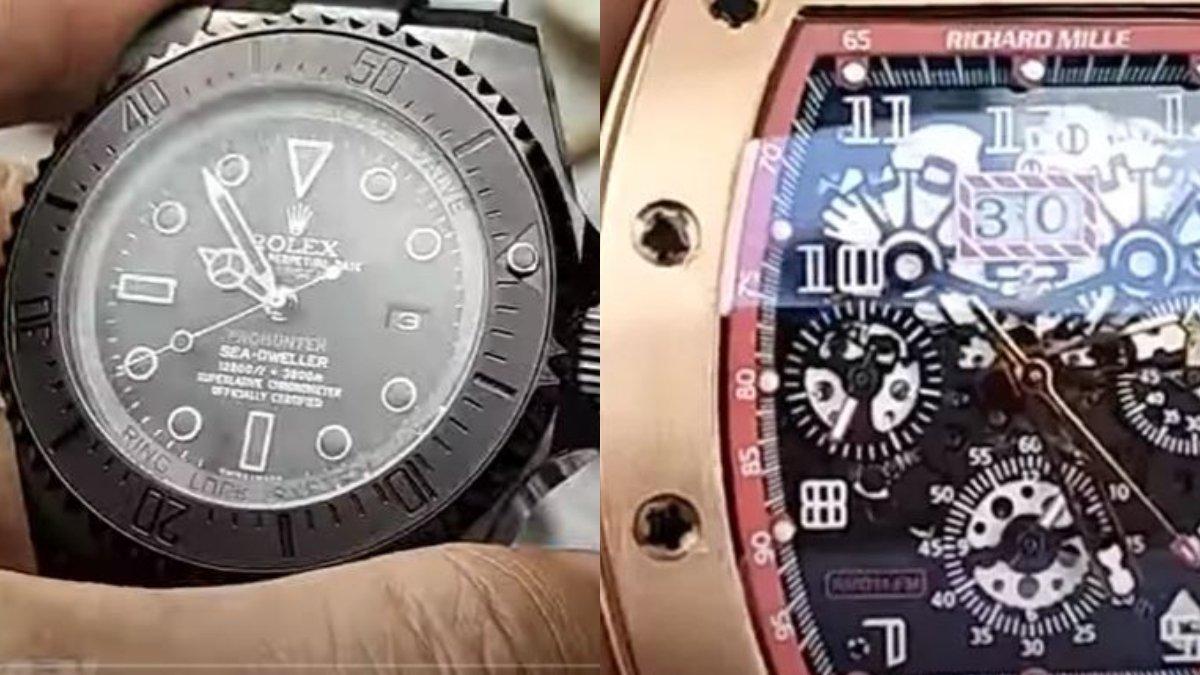 Jam tangan mewah di pasar loak di Jatinegara