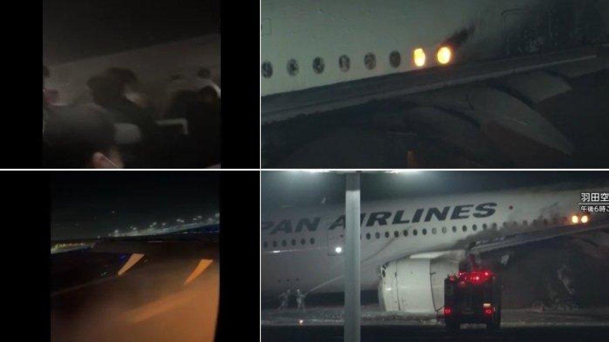 Japan Airlines mendarat dan terbakar di Tokyo, akibat tabrak pesawat lain