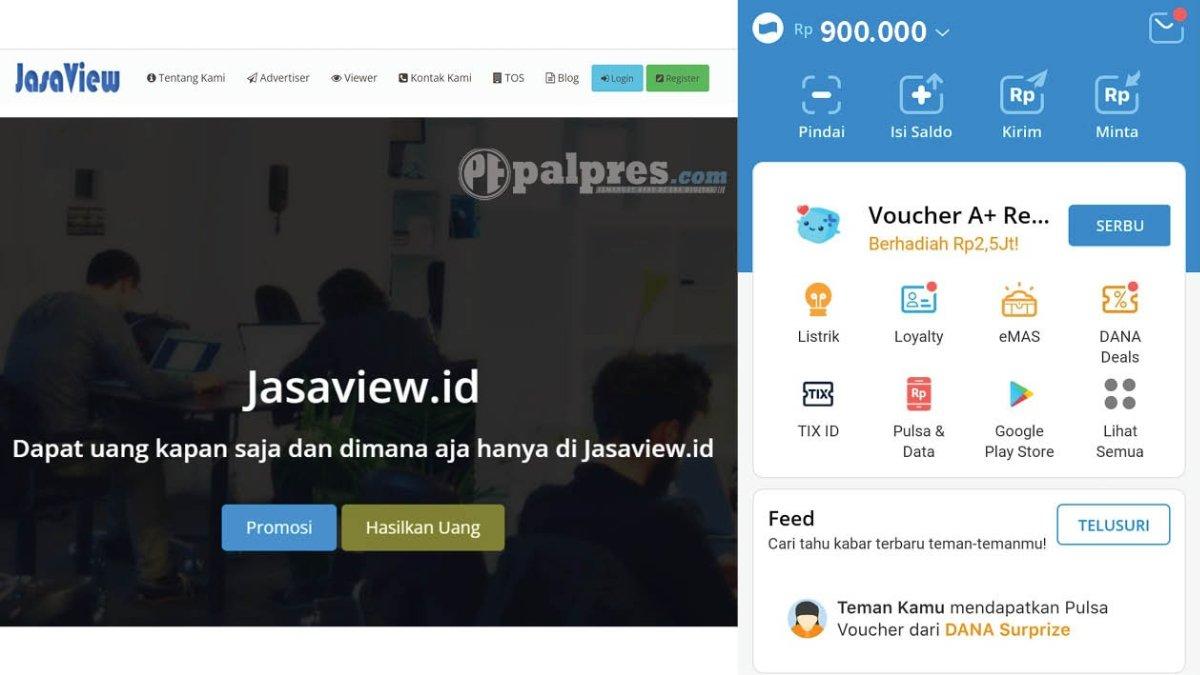 Jasa View diklaim sebagai situs yang membayar pengguna untuk menonton video YouTube yang dipromosikan oleh para advertisers.