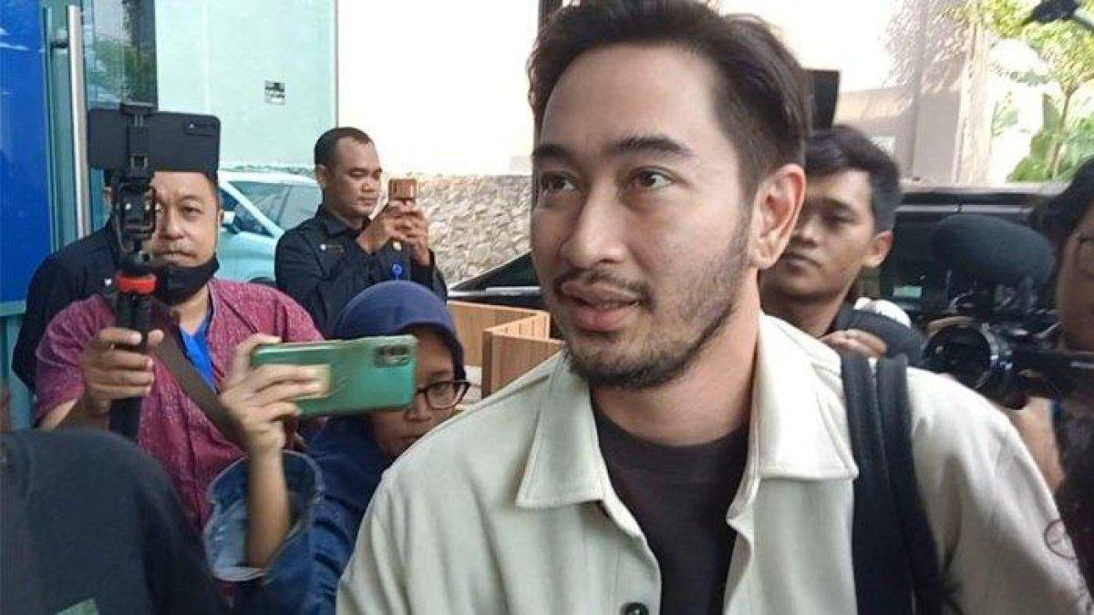 Jeje Govinda saat tiba di Gedung PAN kawasan Buncit Raya, Mampang, Jakarta Selatan, Senin (7/8/2023).