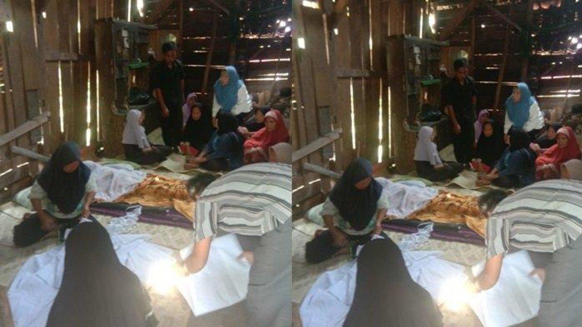 Jenazah Nenek Rohaya istri Selamet disemayamkan di rumah duka, Rabu (6/9/2023).
