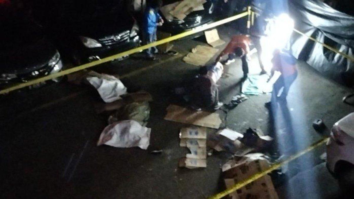 Jenazah satu keluarga yang tewas usai lompat bersama dari rooftop apartemen