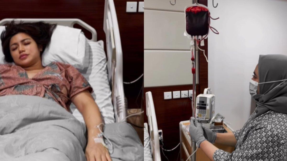 Jessica Iskandar jalani transfusi darah