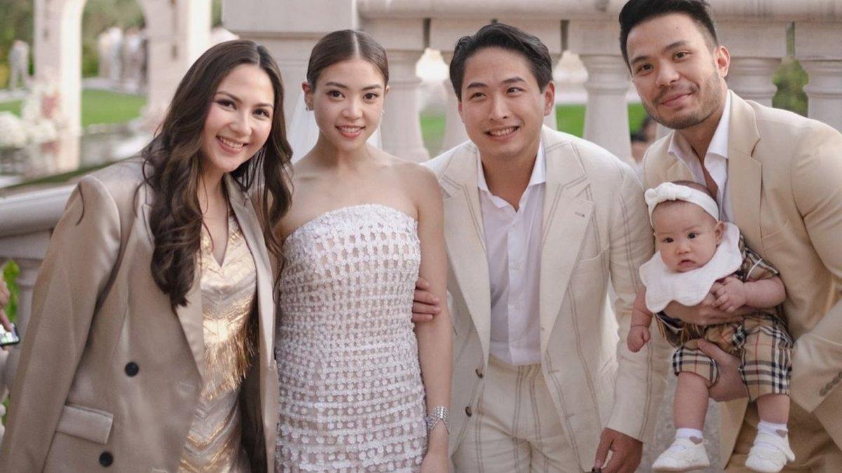 Jessica Mila hadiri nikahan Clarrisa Tanoe dan Anthony Tjipto di Amerika
