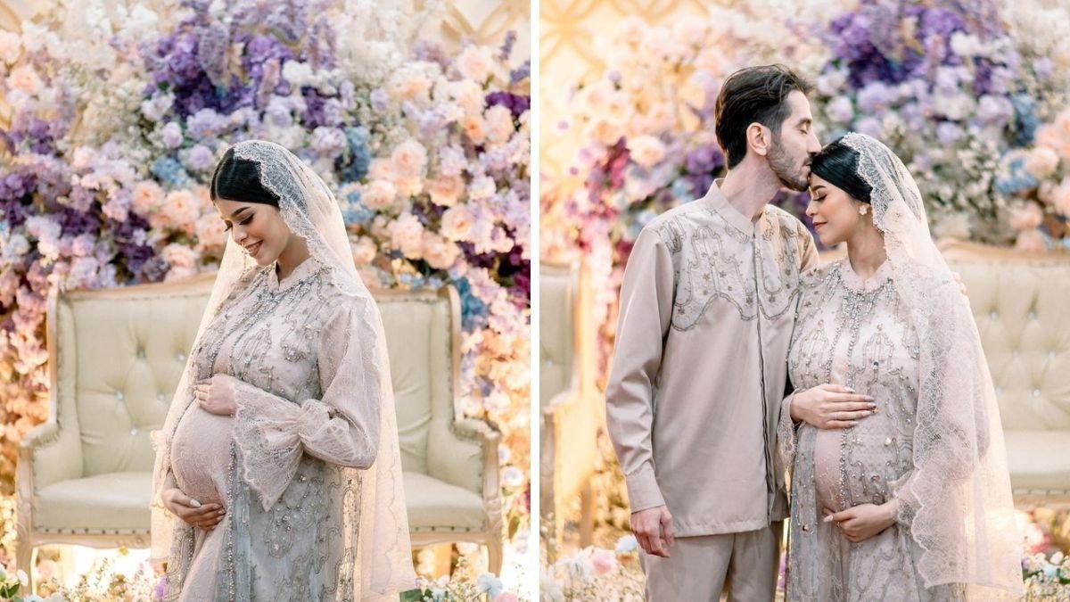 Jharna mengenakan kebaya