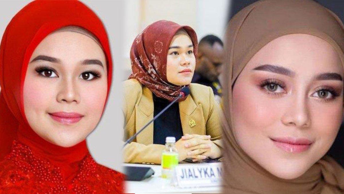 Jialyka Maharani caleg DPD RI yang disebut mirip Lesti Kejora.